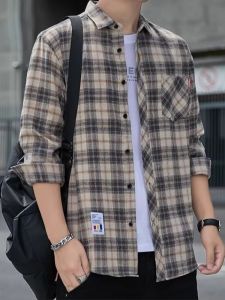 Casual Retro Loose Fit Mens Shirt