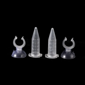 10set 5ml Alat Pakan Ikan Tempat Makan Ikan Mini Otomatis Akuarium