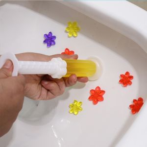 เจลระงับกลิ่นกาย ดับกลิ่นห้องน้ำ มีหลายสีและกลิ่นให้เลือกกลิ่นหอมสะอาดและถูกสุขลักษณะ Toilet Gel Cleaner