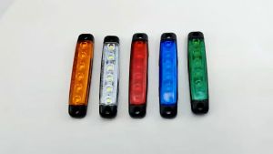 1 Pc - 12/24V Waterproof SMD LED Side Marker Light (9.5cm x 1cm) For All Truck Trailer Tractor Jeep