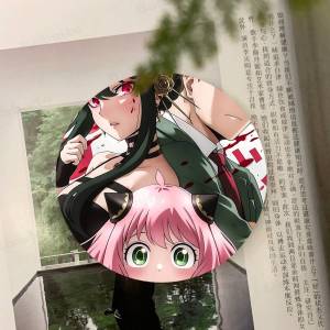comedy anime S-Spy X F-FamilyS Natural Wood Coaster Creative Cartoon Absorbent Cushion Coffee Mug Bowl Cushion Insulation