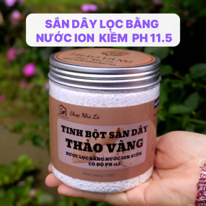 Bột Sắn Dây Lọc Bằng Nước ION Kiềm Thảo Vàng 250gr Tốt Cho Dạ Dày Chính Hãng