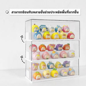 กล่องโมเดล ชั้นวาง art toy ตู้อะคริลิกใส  ตู้ใส่โมเดล ป้องกันการเกิดออกซิเดชัน ทันสมัยและเรียบง่าย ส่งจากกรุงเทพ