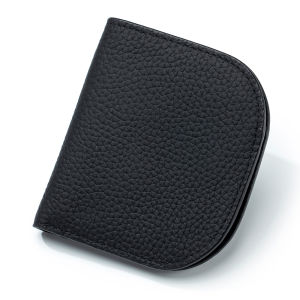 Mini Ultra-Thin Short Genuine Leather Wallet for Women Compact Coin Purse Foldable Card Holder Korean Style Youth Fashion