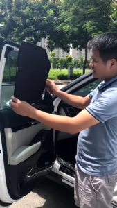 Rèm che nắng VINFAST LIMO GREEN / MVP 7 - Rèm loại 1 HÀNG CHUẨN MR OTO có hít nam châm cao cấp. Bảo hành 24 tháng