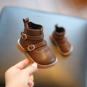 Giày Bốt Đi Bộ Cho Bé Gái Giày Bốt Mùa Xuân Giày Trẻ Em Đế Mềm Giày Công Chúa Cho Bé Gái 2 Tuổi Giày Trẻ Em Chống Trượt