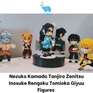 Mô hình Thanh Gươm Diệt Quỷ Hapi Toys - SZE TO Đồ Chơi lắp ráp nhân vật trong BST gồm Kamado Tanjirou Nezuko Inosuke