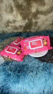 (1ชิ้น) กระดาษทิชชู่เปียกห่อใหญ่ ห่อละ 80 แผ่น สูตรอ่อนโยน ไม่ระคายเคืองต่อผิว /2116