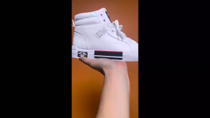 Mens Sports Shoes - High Top Breathable Casual Sneakers PU Leather Shoes