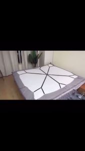 Adjustable Sheet Straps Suspender Gripper Fastener Triangle Heavy Duty 6 Sides Bed Sheet Cover Clips