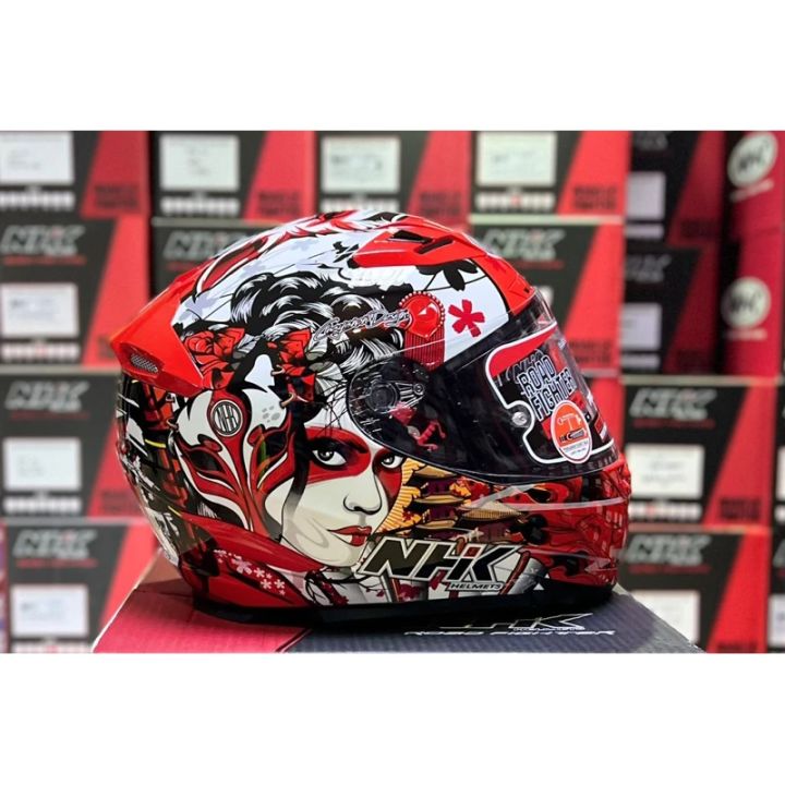 Nhk Rx9 Macam Macam Helm Nhk Full Face Helm NHK RX9 Motif GEISHA