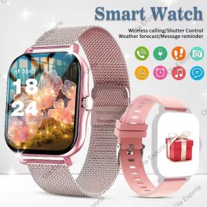 2025 New Smart Watch 1.83-inch HD Display Bluetooth Call Message Alert Sports Mode Smartwatch For Men Women Wristwatches Gifts