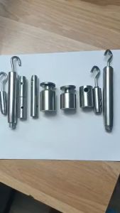 Bộ tăng đơ giữ cáp cầu thang inox 304 phi 4568 ly - Vật Tư Phú Thái