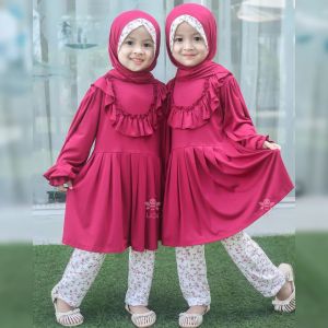 Ayana One Set By Lilbi - Little Bee Boutique: Baju Muslim Anak Terbaru & Setelan Muslim Anak