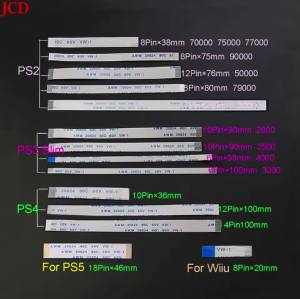 JCD 1pc For PS5 BDM-010 020 030 Game Handle Touch Cable V1.0 V2.0 V3.0 Controller Touch Connection Cable 16Pin 18Pin Touch Cable