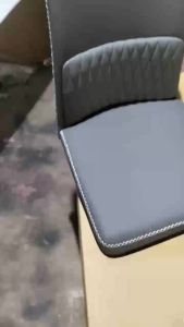 Ghế Ăn Da Pu Cao Cấp T90 Trám Giữa Chân Sắt Sơn Tĩnh Điện - Nhập Khẩu Chất Lượng Cao