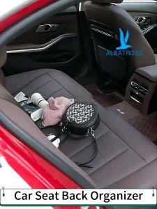 Albatross Deluxe Car Seat Back Storage Box / Box Penyimpanan Minuman Tissue Gantungan Tas / Plastik dll - LUXURY QUALITY