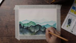 Hightune cat air warna 12/24/48 warna /alat cat air warna per set