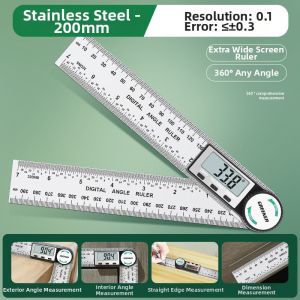 360 Degree Precision Digital Angle Gauge
