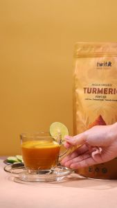 Twitamins Organic Turmeric Powder 200g | High Curcumin Anti-Inflammatory | ผงขมิ้นชันออร์แกนิค เคอร์คูมินสูง ต้านการอักเสบ