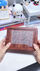 Hộp đựng tiền tiết kiệm bằng gỗ 100 ngày thử thách tiết kiệm Decorme nhiều mẫu giúp lên kế hoạch tiết kiệm hiệu quả