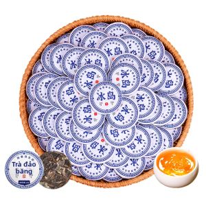 Trà Phổ Nhĩ sống Băng Đảo bánh trà nhỏ dùng uống hằng ngày