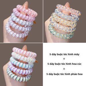 ENEN | Dây Đeo Tóc Màu Pastel Phù Hợp Mọi Mục Đích