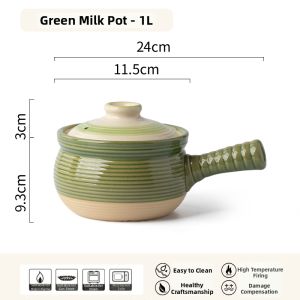 Yomerto | High-Temperature Resistant Gas Stove Dedicated Earthen Pot