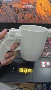 Cốc sứ hình khẩu súng độc lạ dung tích 350ml ly chịu nhiệt tốt-Quà Tặng Phong Cách trang trí bàn làm việc