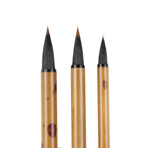 Beginners Bamboo Stick Wolf Hair Sheep Hair Cloud White Calligraphy Brush for Traditional Chinese Painting And Writing