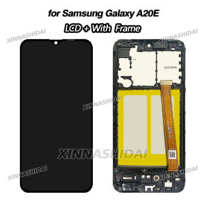 For Samsung Galaxy A20E A202 A202F A202DS A202F/DS Display Touch Screen Digitizer Assembly For Samsung A20e LCD With Frame