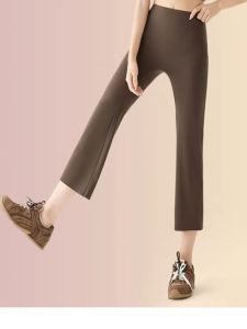 sui xin yu qie | Slim High Waist Stretchy Quick-dry Sport Pants
