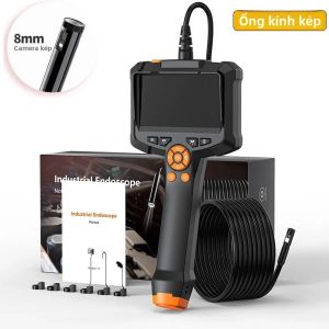 Camera Nội Soi Công Nghiệp Với Màn Hình IPS 43 Inch IP67 Chống Nước HD 1080P Ống Kính 8 Mm Để Kiểm Tra Đường Ống Cống Borescope Cho Ô Tô