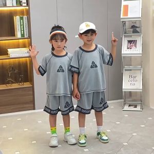 ชุดกีฬาเด็กหญิง  ชุดกีฬาเด็ก ชุดบาสเก็ตบอล ชุดบิลเด็ก  เสื้อกีฬาเด็ก