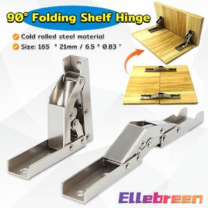 Shelf Hinge 90 Degree Cold Rolled Steel Folding Table Bracket Hidden Holder Hinge