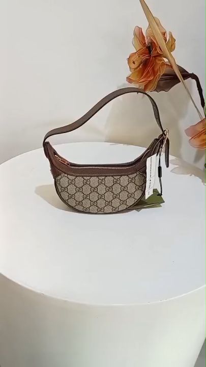 ของแท้ 💯% กระเป๋าสะพายไหล่ GUCCI OPHIDIA GG MINI BAG (BEIGE/EBONY