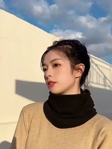 Neck Warmer for Women Men Fashion Thicken Windproof Soft Warm Neck Scarf Winter Cycling Neck Collar Neck Protection Supplies