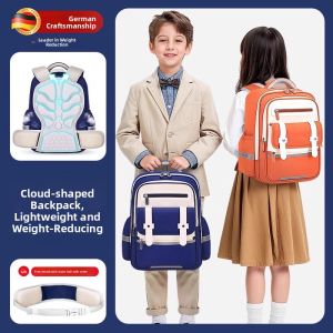 MONLEYTA | Ultra Lightweight Back Support School Backpack for Boys and Girls Grades 1-6