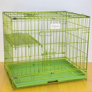Luxury Nano Multi-layer Foldable Cat Villa JGpet Dog Cage Rabbit Cage Pet Cage with Drawer Plastic Base Simple Assembly
