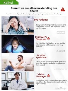 KAIHUI | Top-grade Eye-protection Anti-blue-light Anti-spy Tempered Film