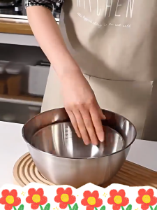 Heavy Duty Stainless Steel Mixing Bowls Set Thick Commercial Grade Salad Bowls BakingCooking Food