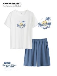 Coco Smart | Cotton Short Sleeve Summer Pajamas