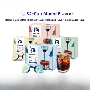 Luckin Coffee Concentrated Coffee Liquid Sugar-Free Instant Americano Italian Style Black Coffee 32 Cups Boxed Cold Brew 18ml*32