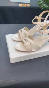 Sandal Nữ Thời Trang HT.NEO Da Êm Mềm Cao Cấp Gót Cao 75cm Thiết Kế Classic Sang Trọng Lịch Sự SD -218