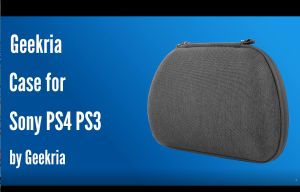 Geekria Gaming Controller Case for Playstation 5 PS4 DualSense Series X Cyberpunk Xbox Controllers Protective Hard Shell Travel Carrying Bag
