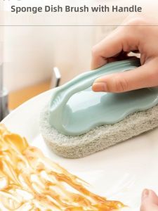 Bathroom Kitchen Cleaning Brush Sponge Scrubber Absorbent Pool Sink Scrub Tool Durable Household Personal Care Tools