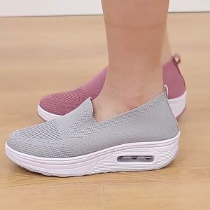 Razorstorm 2025 New White Slip On Shoes for Women Nurse Shoes Black Rubber Shoes for Lady Breathable Sneakers Comfortable Platform Wedge Shoes
