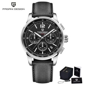 Pagani Design | PAGANI DESIGN New Luxury Fashion Casual Men Quartz Watches VK63 100M Water Resistant Sapphire Glass Stainless Steel Watches