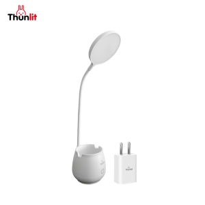 Thunlit College Desk Lamp Phone Holder USB 1250MAh Rechargeable Stepless Dimming 3 Color Temperatures
