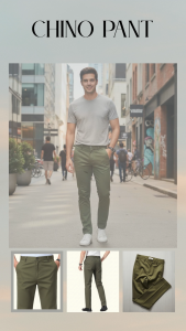 Chino Pant Premium Quality Regular Fit 4 Pocket Formal Pant – Olive!